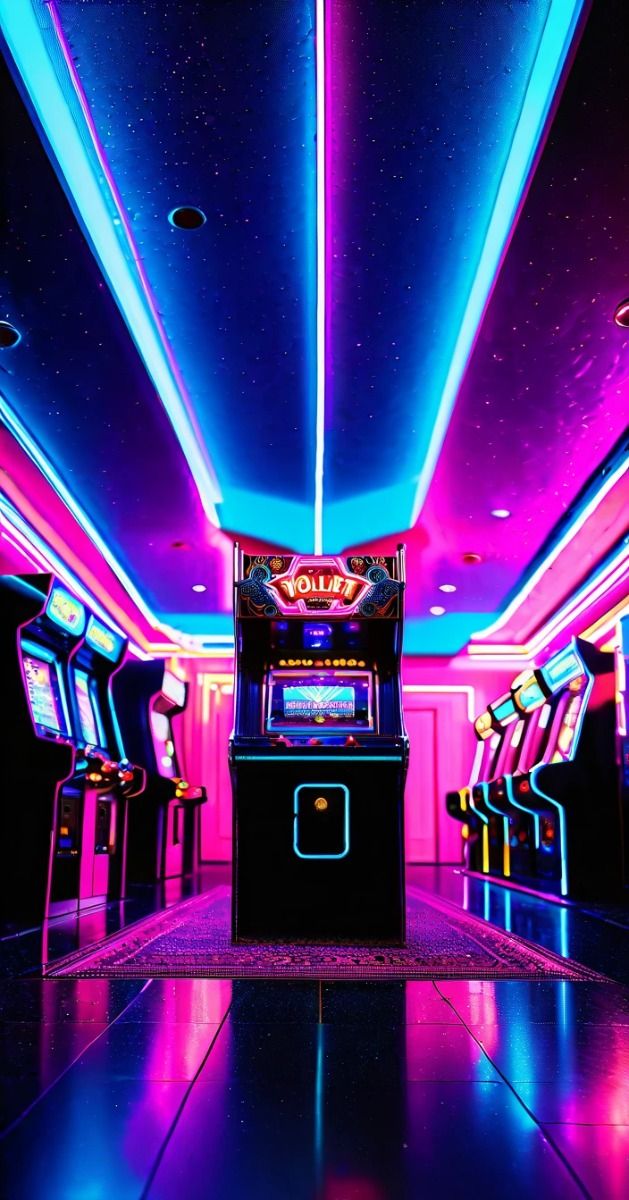 Arcade game grid layout and symbol mechanics